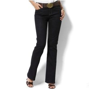 LRL Ralph Lauren Black Jeans Classic Bootcut 6